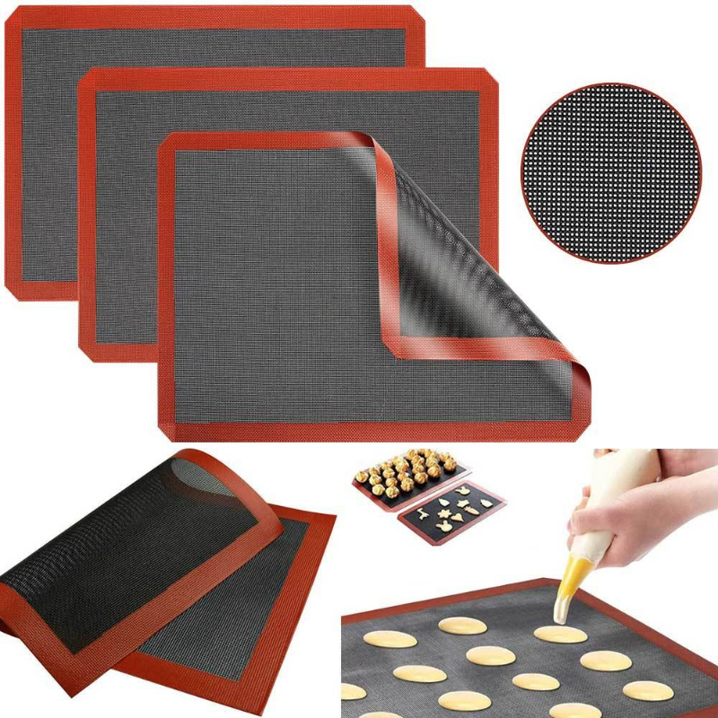 Kitchen Baking Oven - Perforated Silicone Baking Mat Non-stick Oven