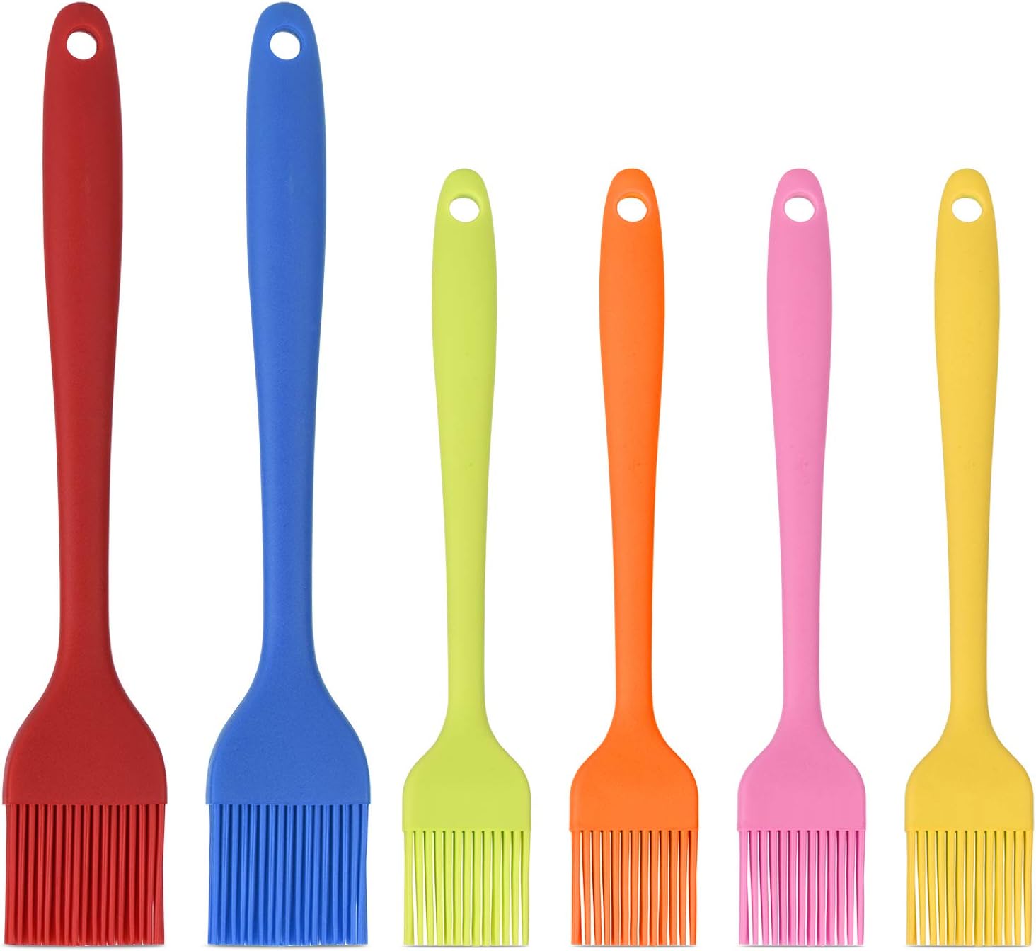 Pastry Brush Silicone - 6-Pack Silicone Basting Brush Set: 2