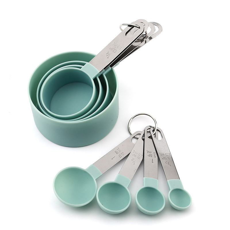 8PCS Measuring Cups Spoons Set - Kitchen Q review and price