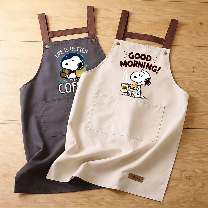 Snoopys Cooking Apron Men Wome - Kitchen Q review and price
