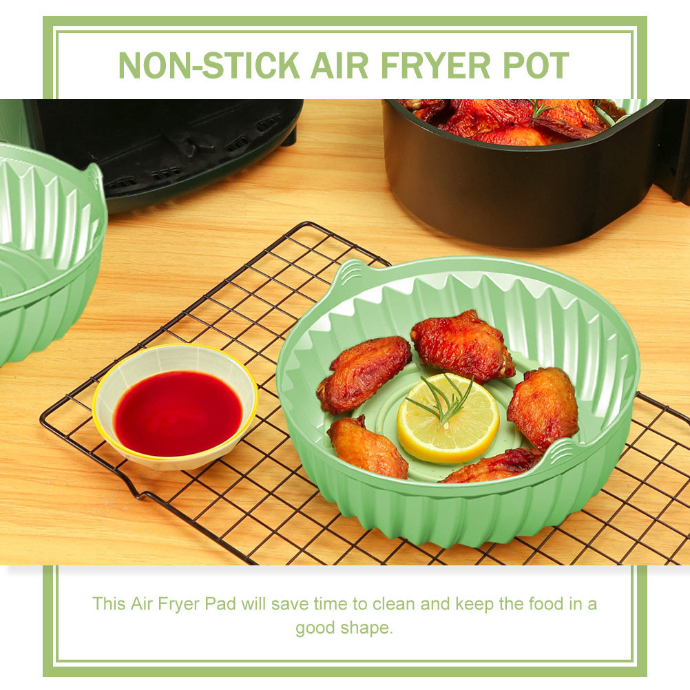 Round Reusable Silicone Air Fr - Kitchen Baking Oven review and price