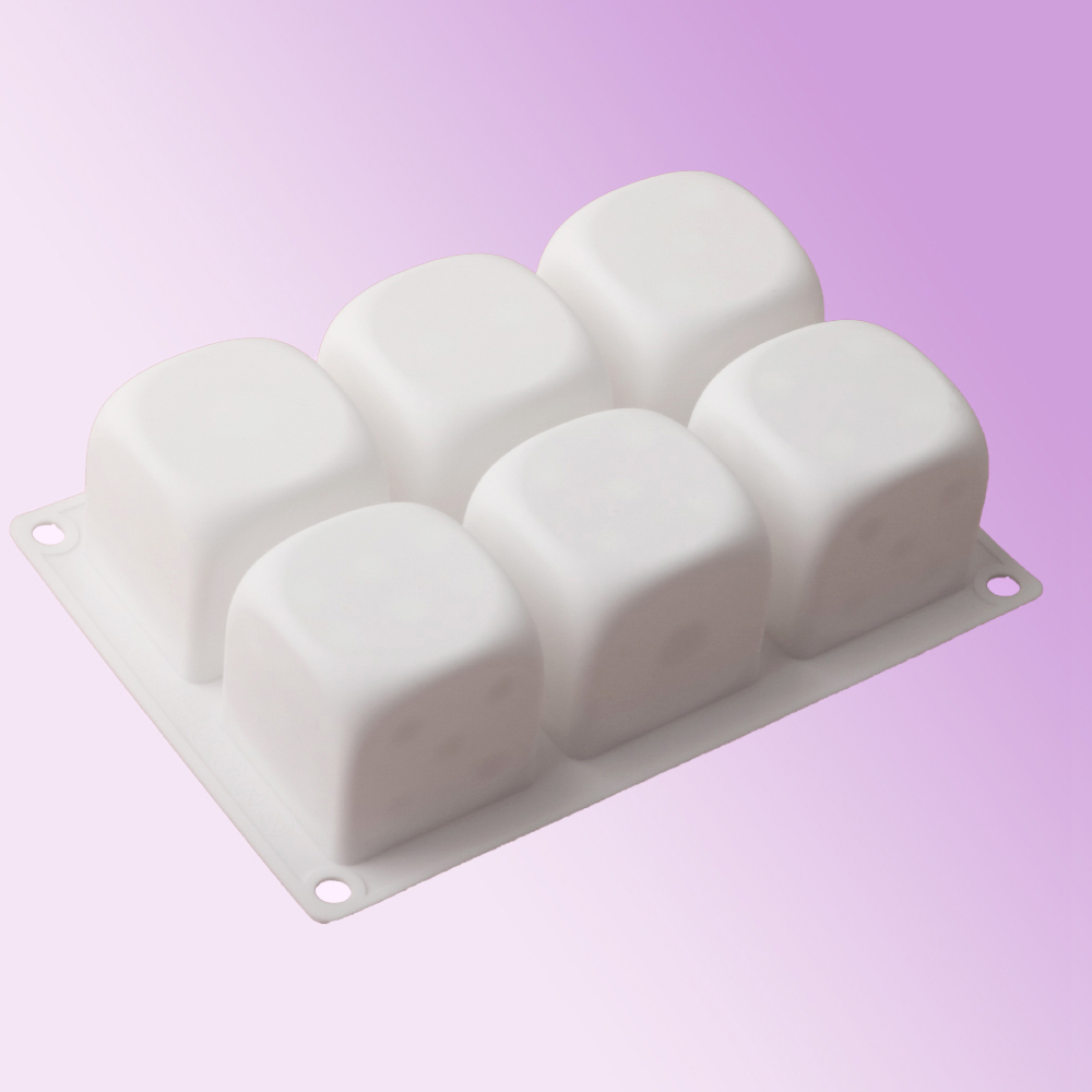 6-Cell Cube Mousse Cake Mould  - Kitchen Appliances For Baking review and price