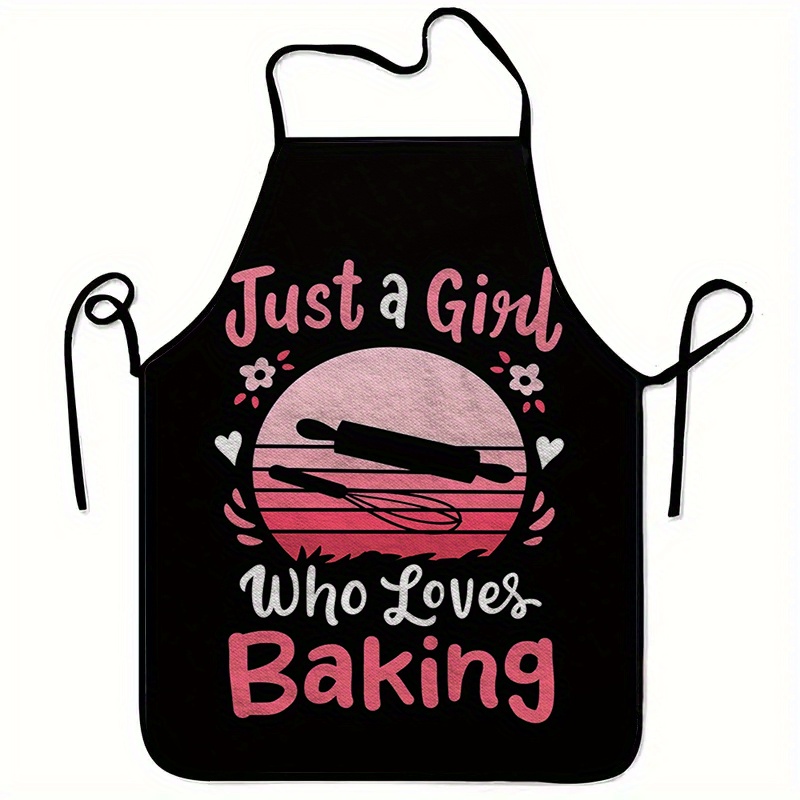 1. Baking Girl Print Apron - B - Kitchen Baking Background review and price
