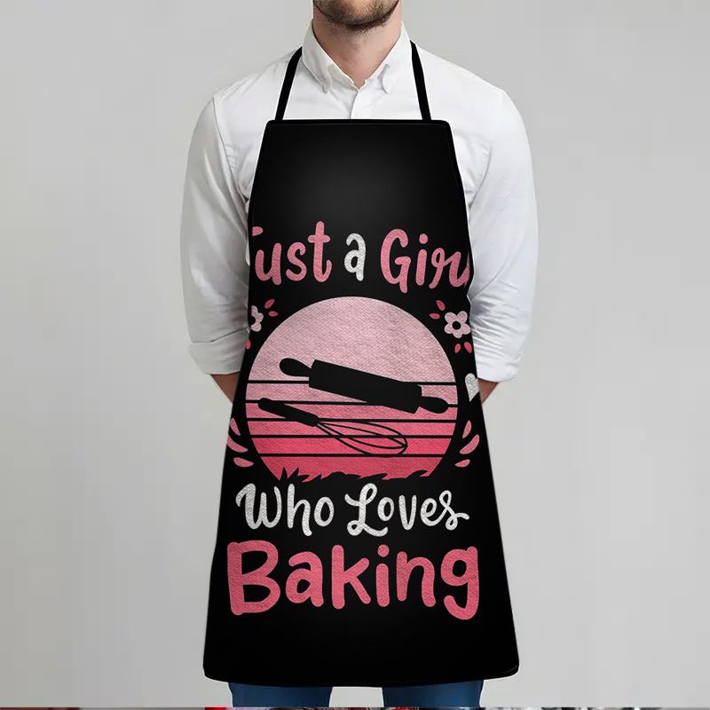 1. Baking Girl Print Apron - B - Kitchen Baking Background review and price