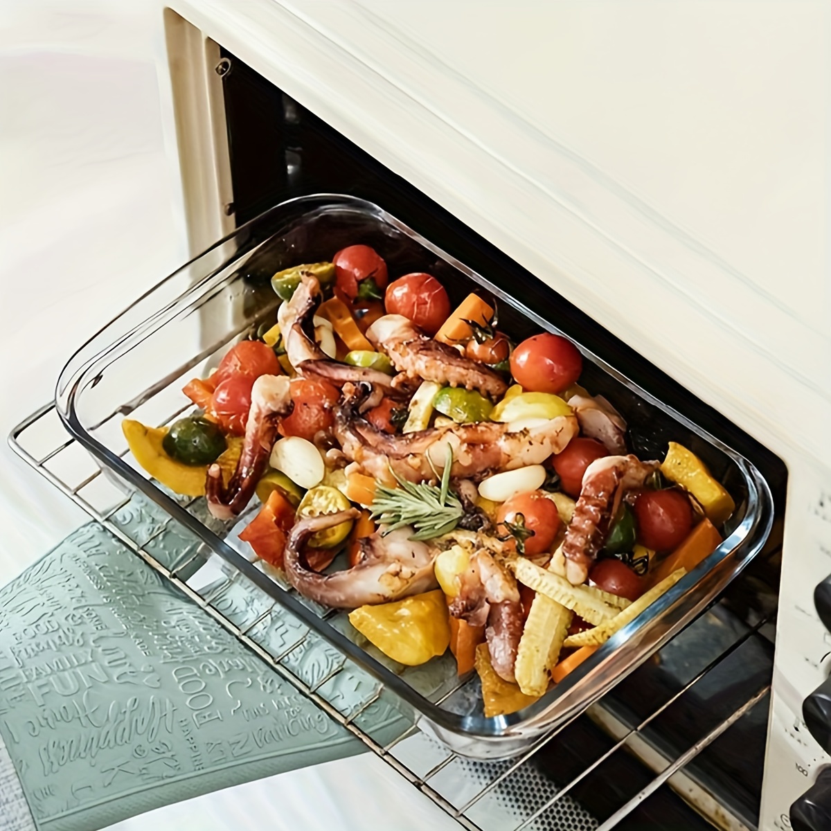 Glass Bakeware Platter, Oven-S - Kitchen Essentials Baking Tray review and price