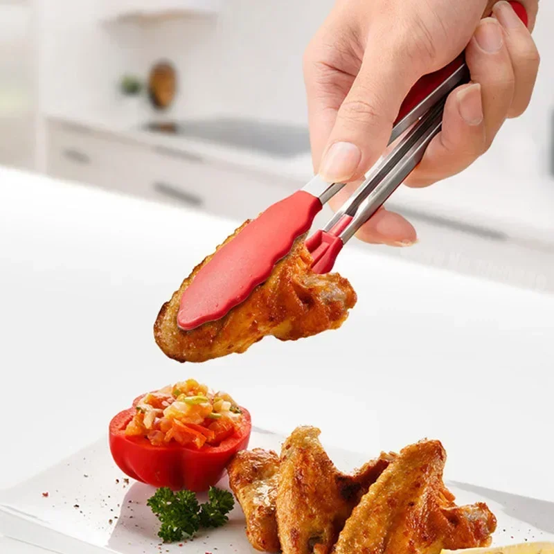7 Inch Non-Slip Food Tongs Cre - Kitchen Q review and price