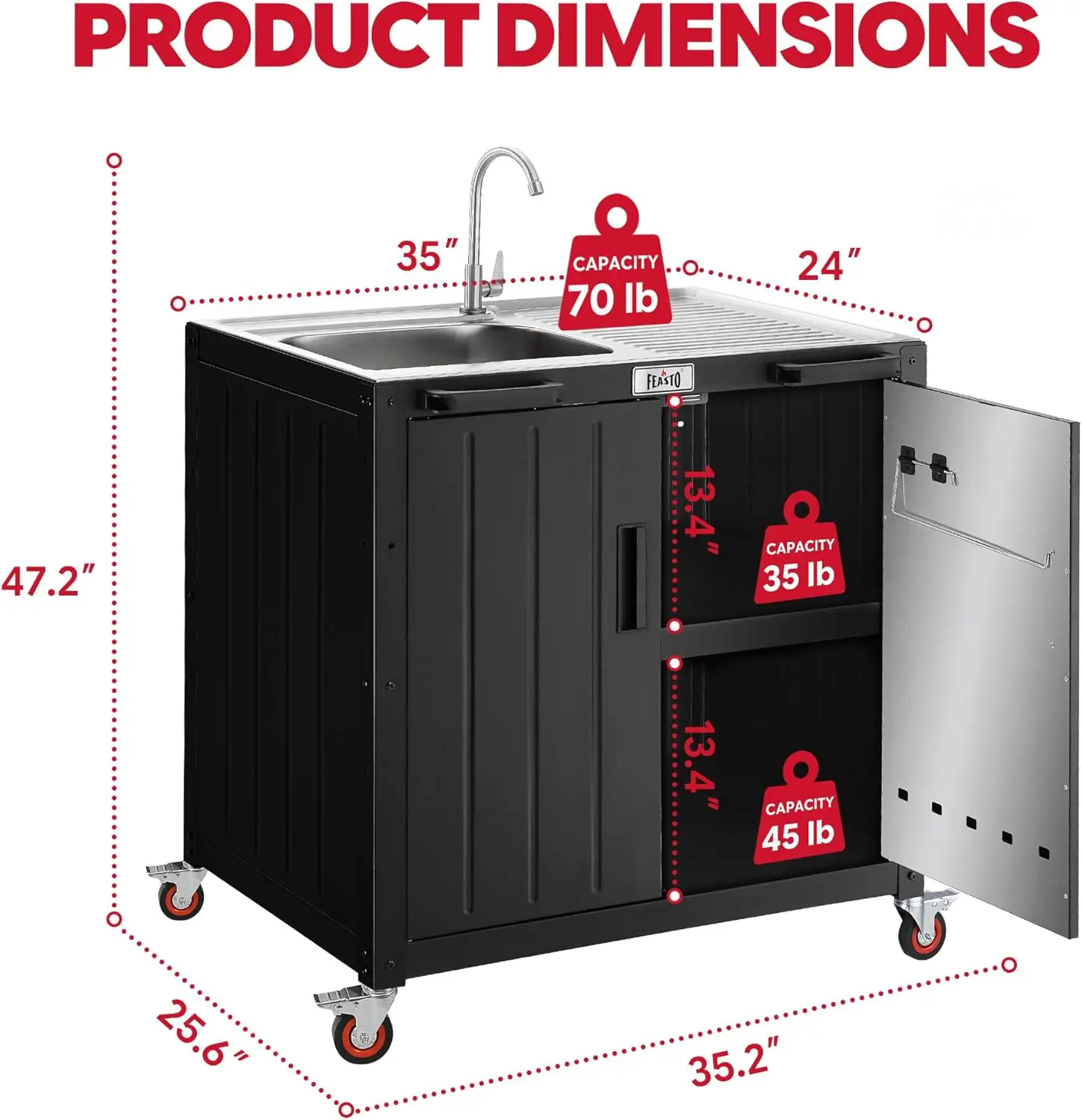 Outdoor Kitchen Island with St - Kitchen Q review and price