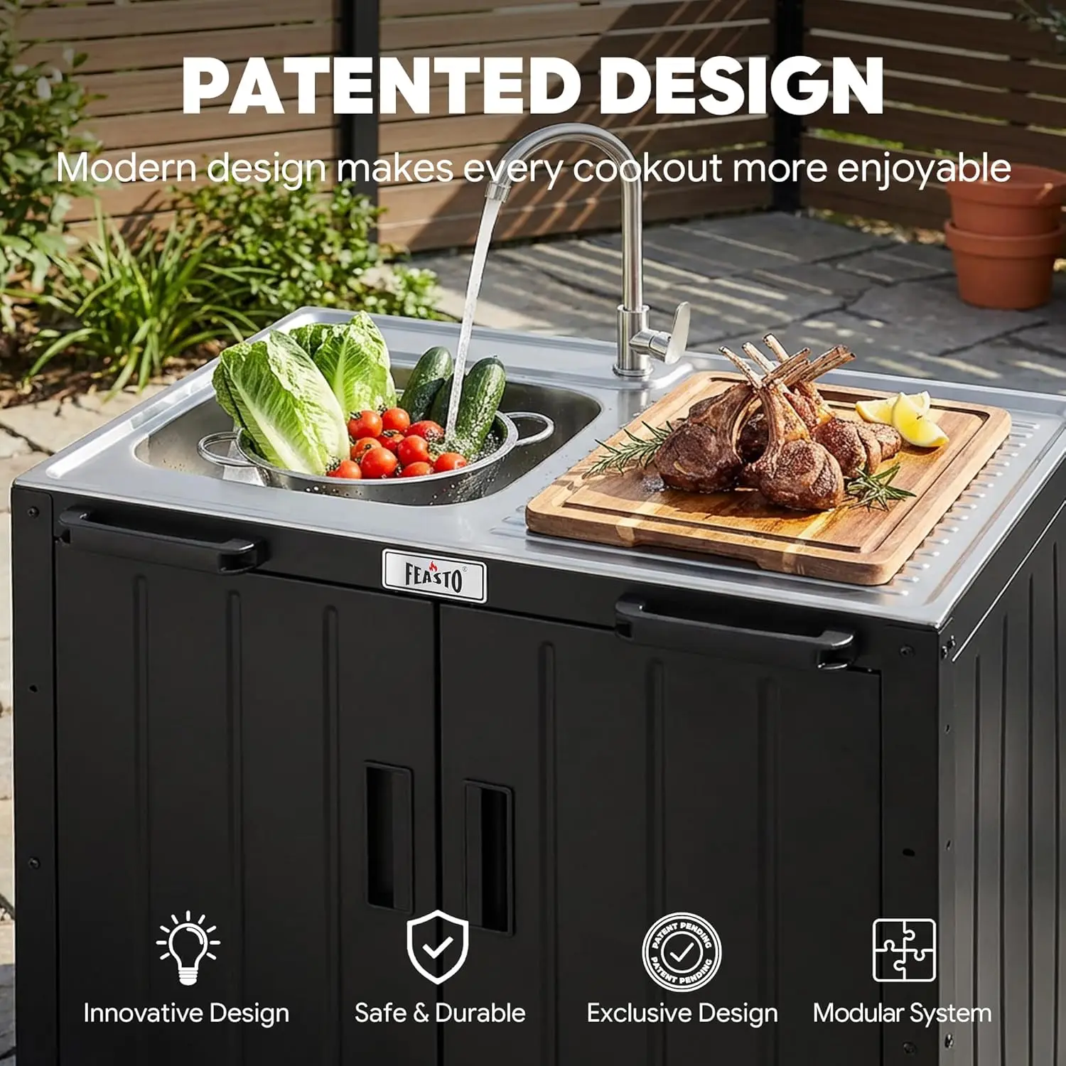 Outdoor Kitchen Island with St - Kitchen Q review and price
