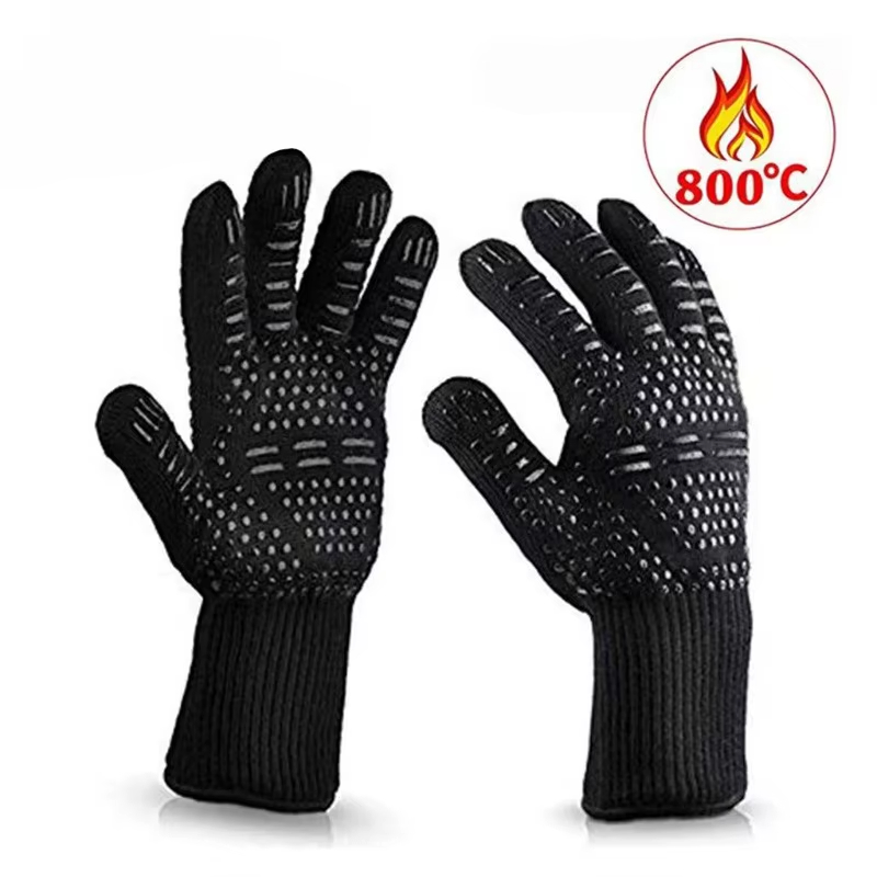 One Piece BBQ Gloves High Temp - Kitchen Baking Gloves review and price