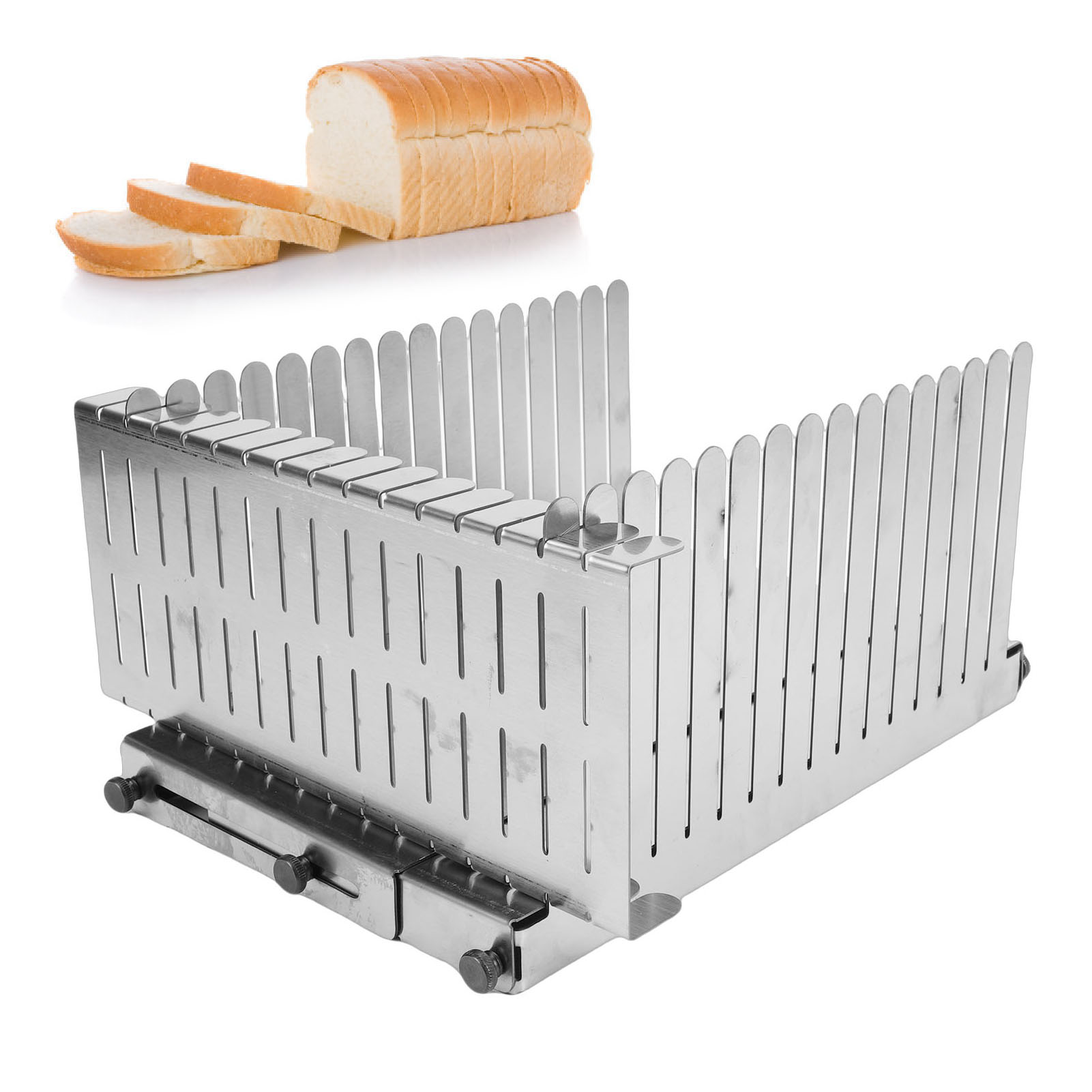 Stainless Steel Bread Slicer,  - Kitchen Baking Aid review and price