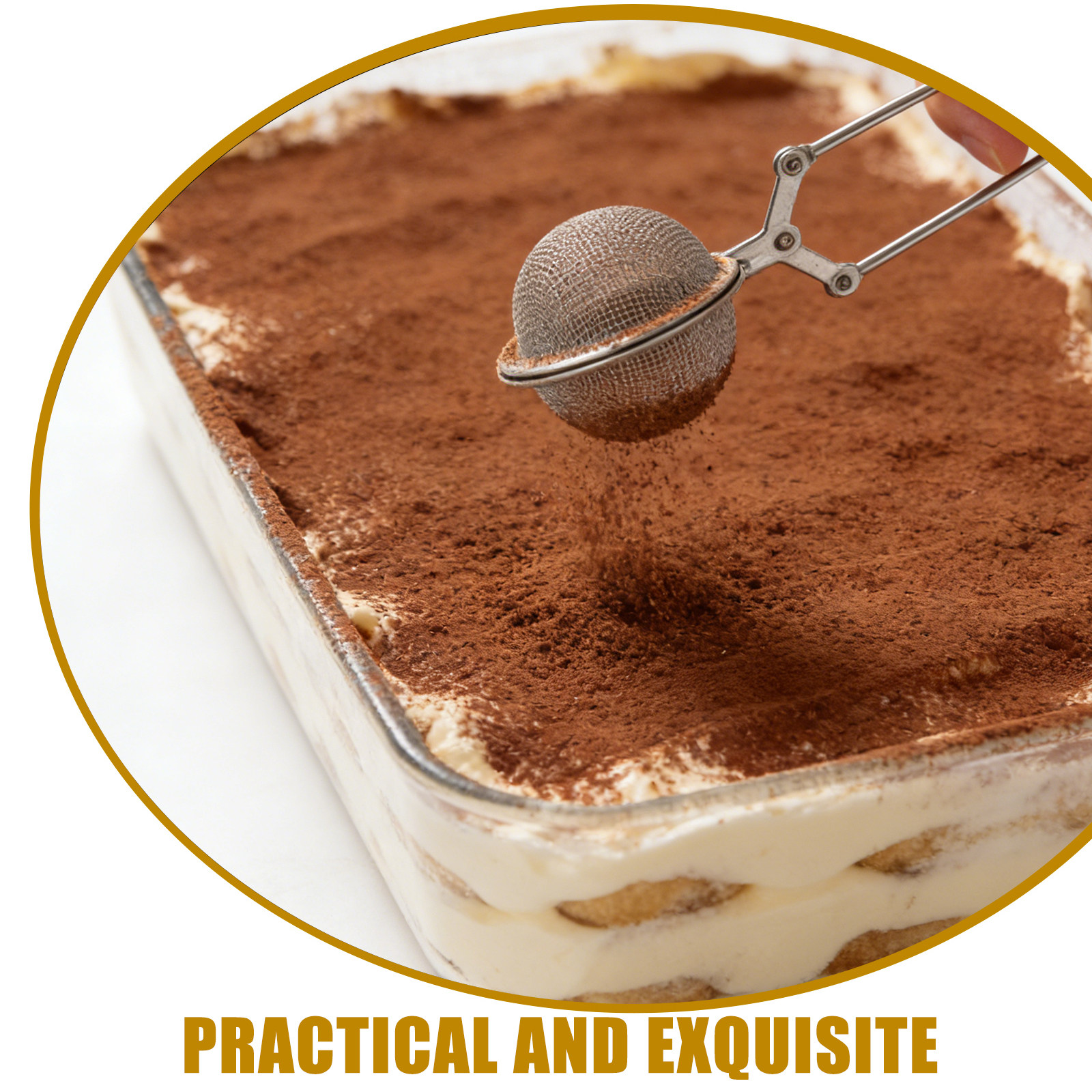 2Pcs Stainless Steel Flour Sie - Kitchen Baking Essentials review and price