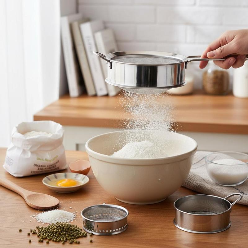 Fine Mesh Flour Sifter 12.6 In - Kitchen Baking Essentials review and price