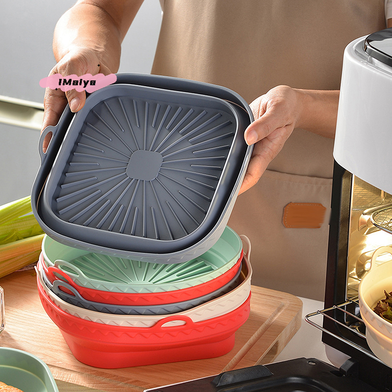 Square Foldable Air Fryer Sili - Kitchen Baking Oven review and price