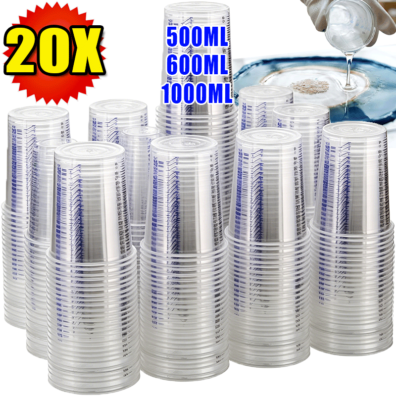 500/600/1000ml Disposable Plas - Kitchen Baking Essentials review and price