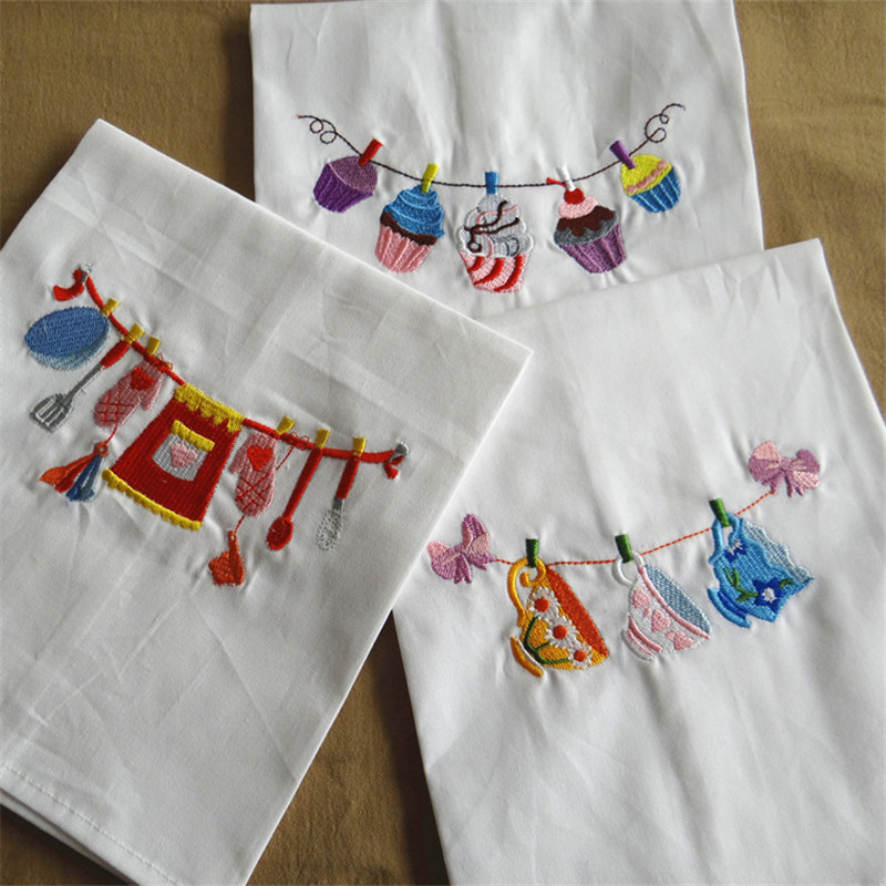 1Pc Home Embroidered Napkin Ba - Kitchen Baking Background review and price