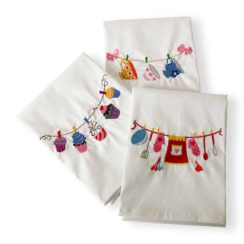 1Pc Home Embroidered Napkin Ba - Kitchen Baking Background review and price
