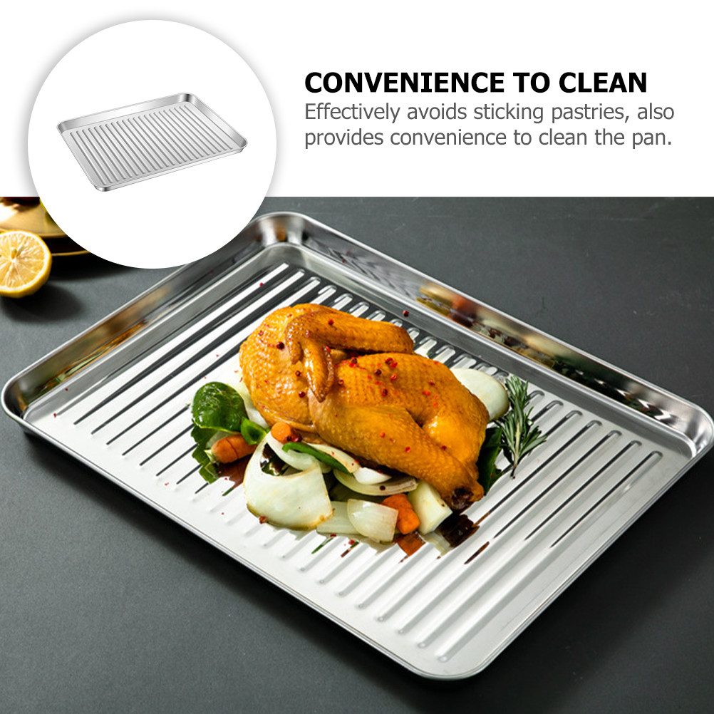 Stainless Steel Baking Pan Hea - Kitchen Essentials Baking Tray review and price