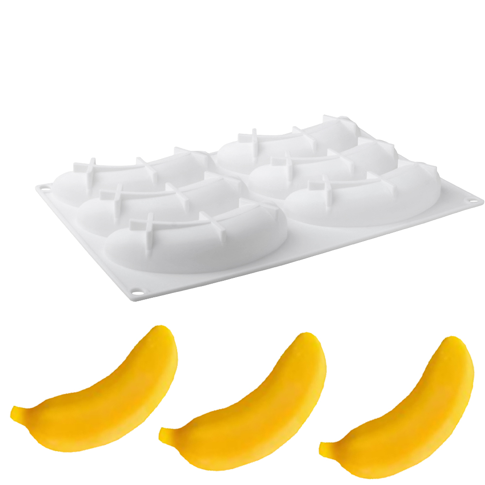 6 or 12 Cells Banana Design Si - Kitchen Appliances For Baking review and price
