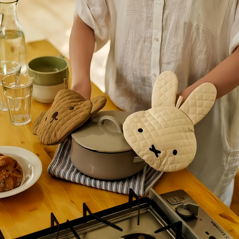 Kawaii Miffy Insulated Kitchen - Kitchen Baking Gloves review and price