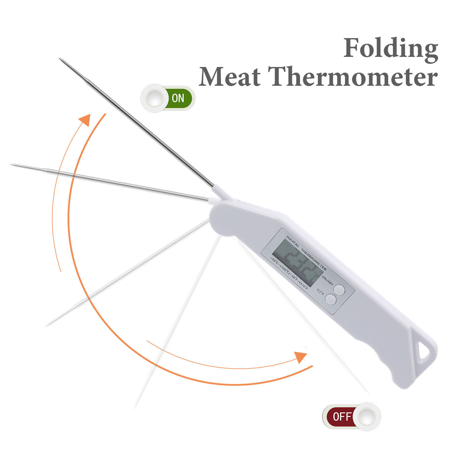 Folding Electronic Thermometer - Kitchen Baking Utensil review and price