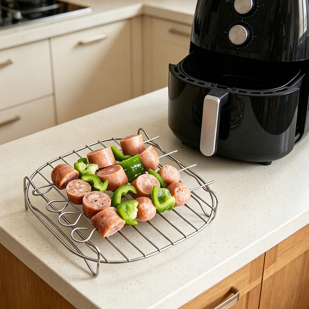 Air Fryer Square Grill Stainle - Kitchen Q review and price