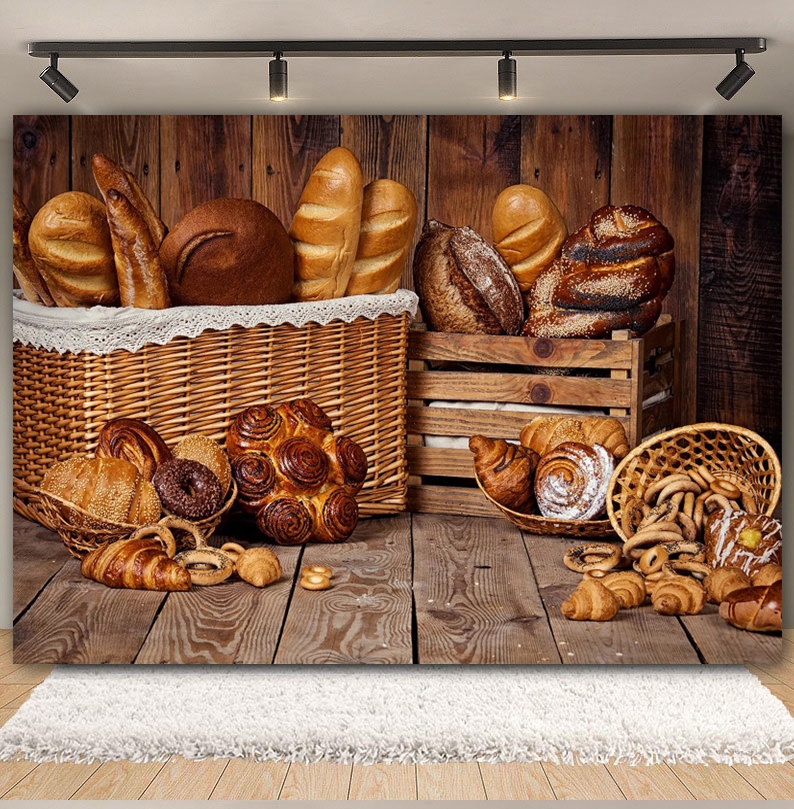 Cooking Bread Backdrop for Pho - Kitchen Baking Background review and price