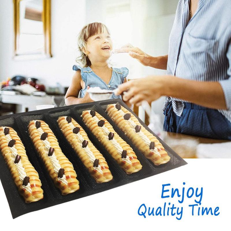 5 Cavity Hoagie Rolls Pan Nons - Kitchen Essentials Baking Tray review and price
