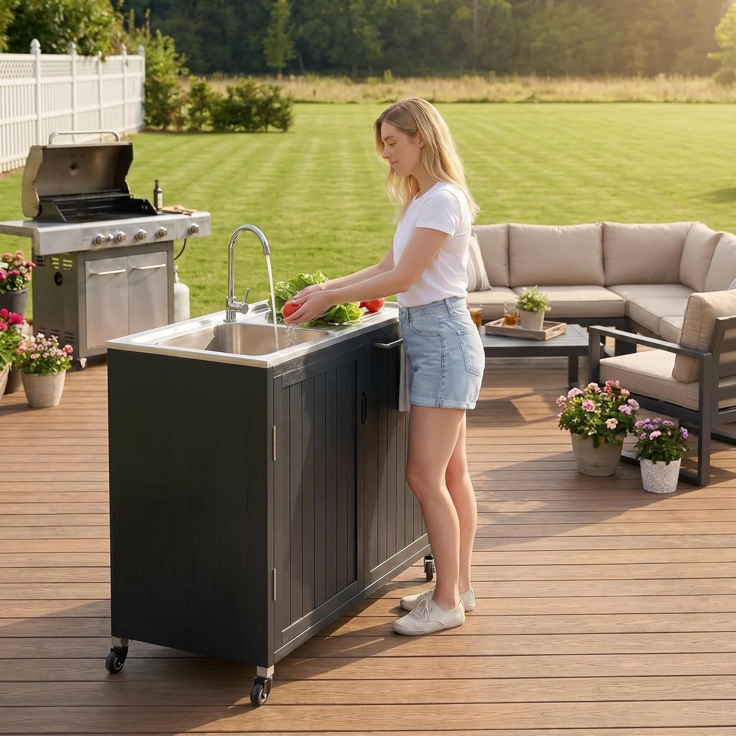 Outdoor Kitchen Island with 30 - Kitchen Q review and price