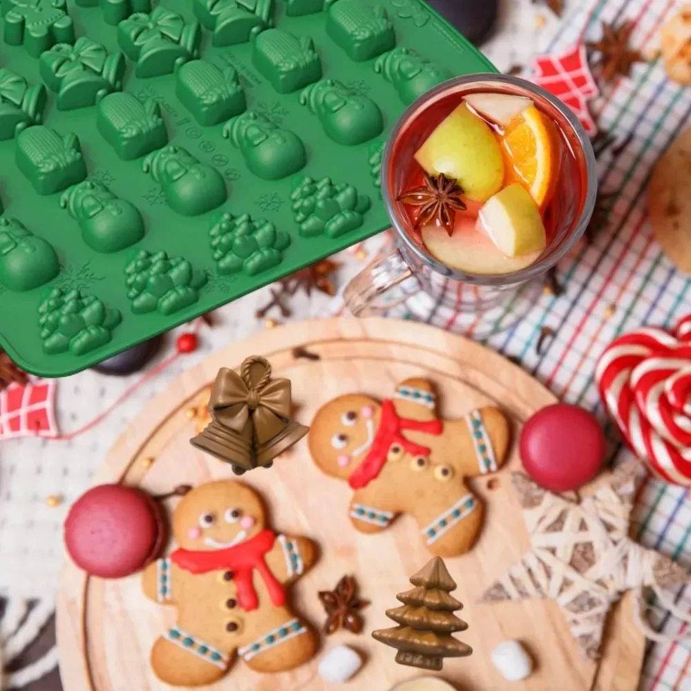 Christmas Silicone Chocolate M - Kitchen Baking Gloves review and price