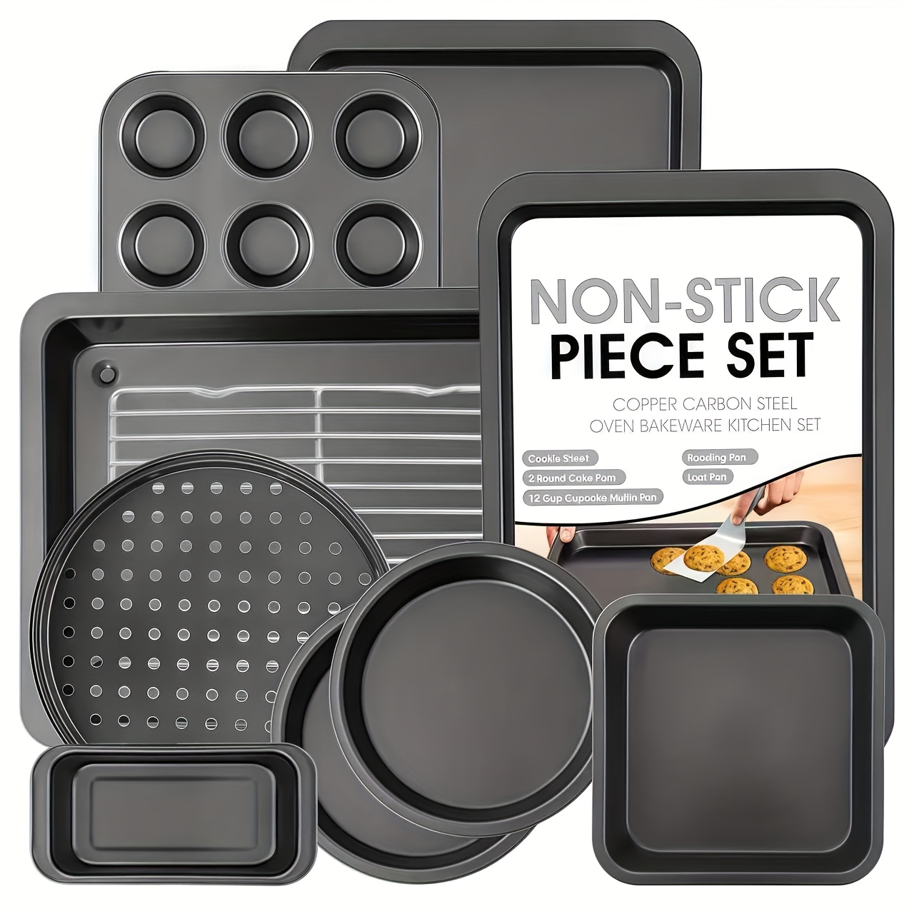 Set of 10 Baking Trays, Featur - Kitchen Essentials Baking Tray review and price