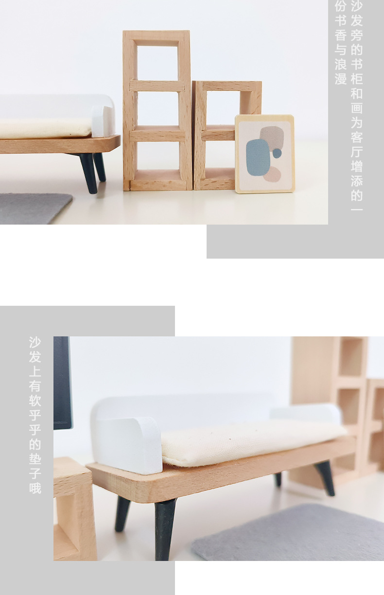 Modern dollhouse furniture kit - Kitchen Q review and price