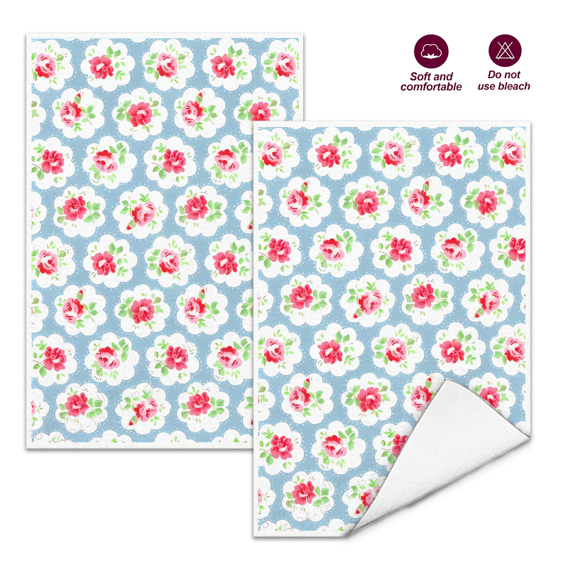 2Pcs, Blue Background with Pin - Kitchen Baking Background review and price