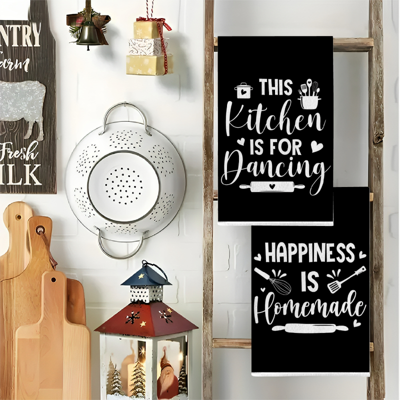 2Pcs, Kitchen Towels with Fun  - Kitchen Baking Background review and price