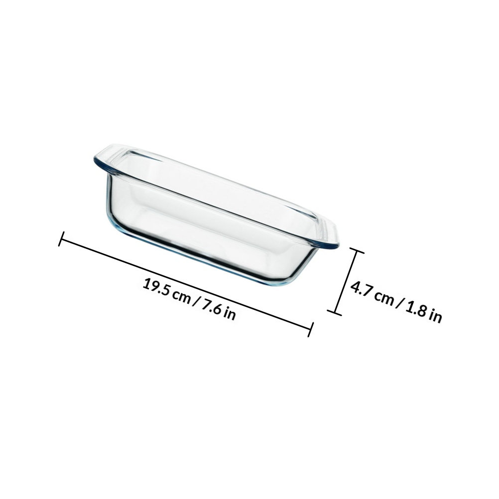 2Pcs High Quality Glass Baking - Kitchen Essentials Baking Tray review and price
