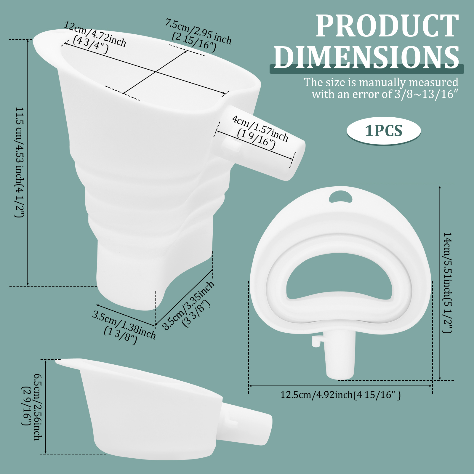 Silicone Flour Funnel for Kitc - Kitchen Baking Aid review and price