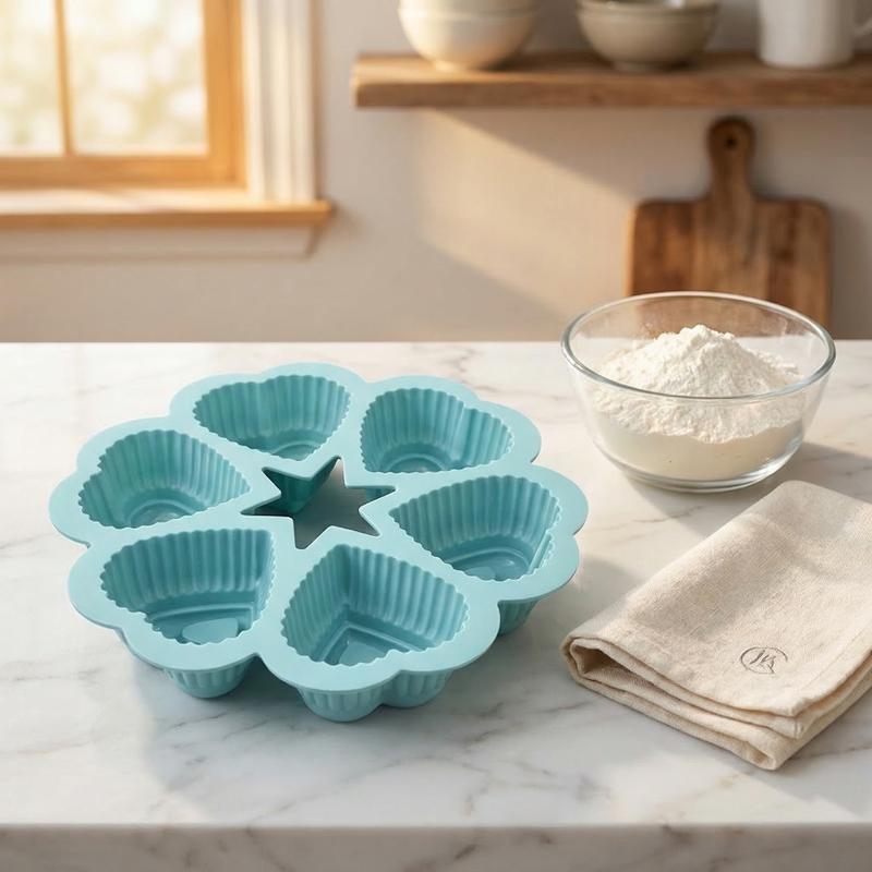 Nonstick Silicone Heart Shaped - Kitchen Essentials Baking Tray review and price