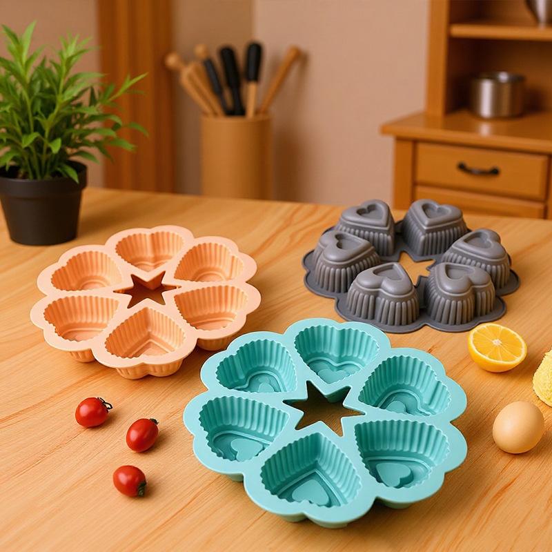Nonstick Silicone Heart Shaped - Kitchen Essentials Baking Tray review and price