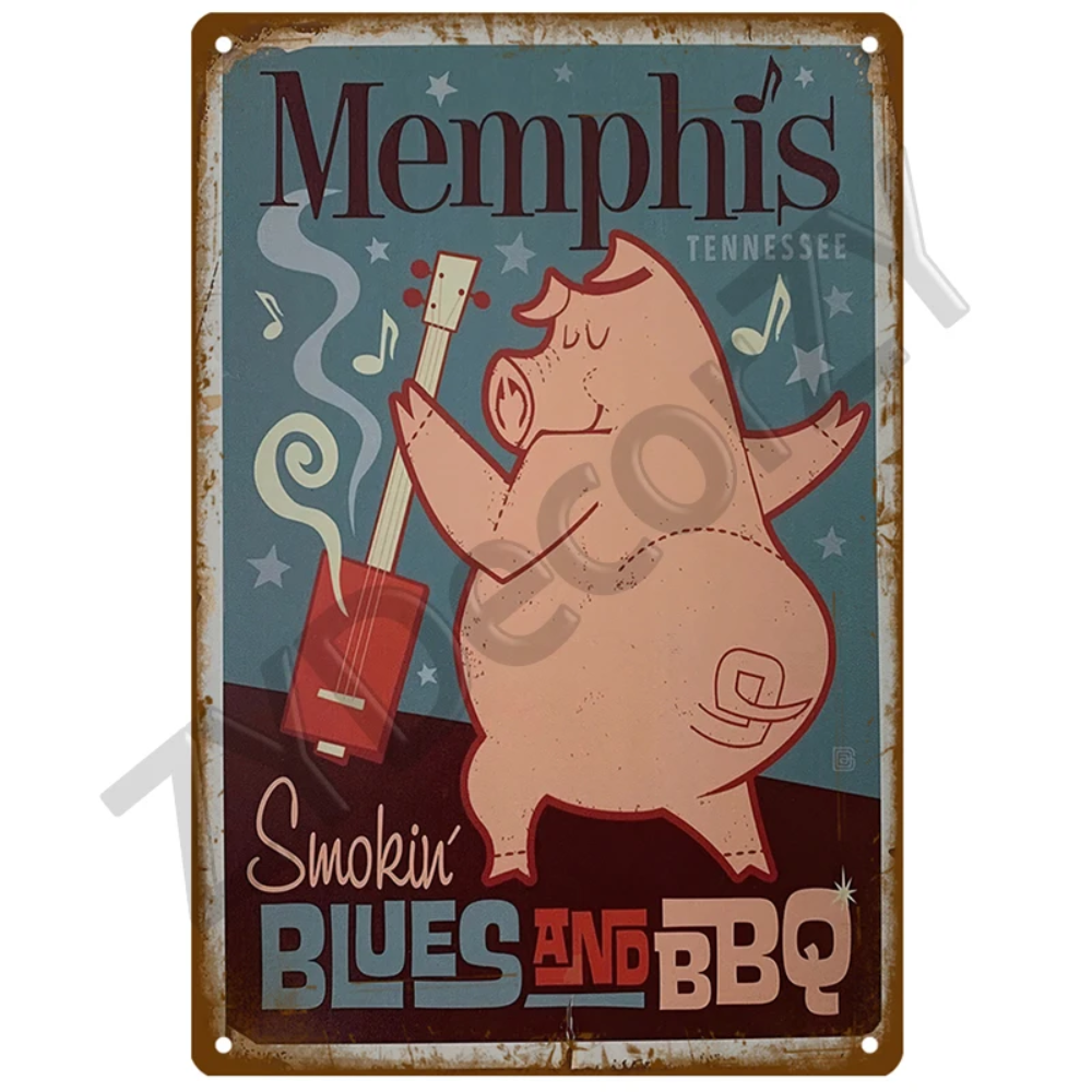 Retro BBQ Sign - Vintage Wall  - Kitchen Q review and price