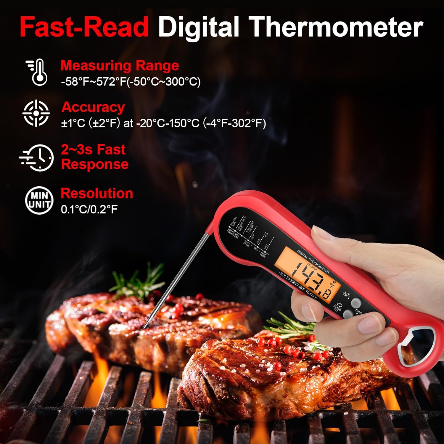 Long Cable Professional Meat T - Kitchen Baking Utensil review and price